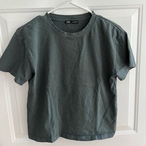 Zara Grey Washed T-Shirt